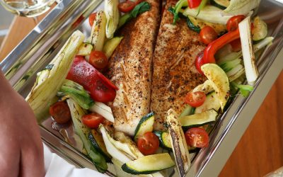 Whole Dutch Yellowtail with Summer vegetables